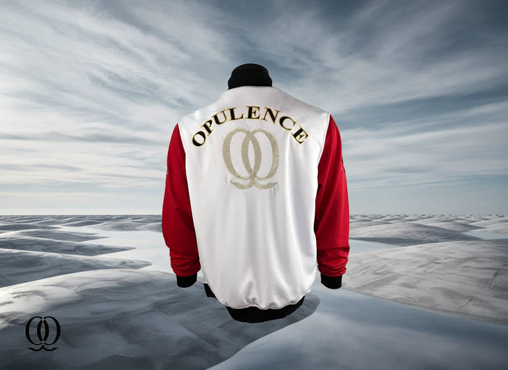 ONRI OPULENCE Haute Couture Elevation Jacket - Scarlet Red