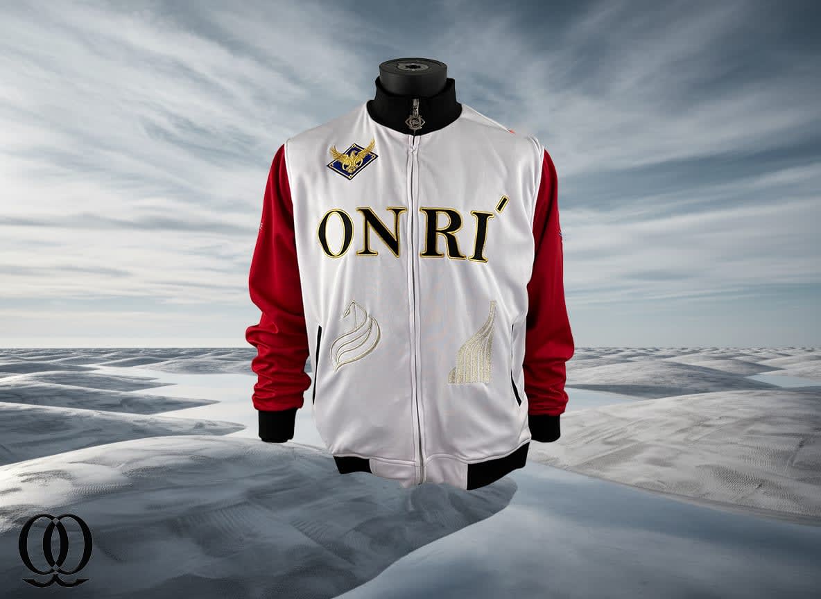 ONRI OPULENCE Haute Couture Elevation Jacket - Scarlet Red