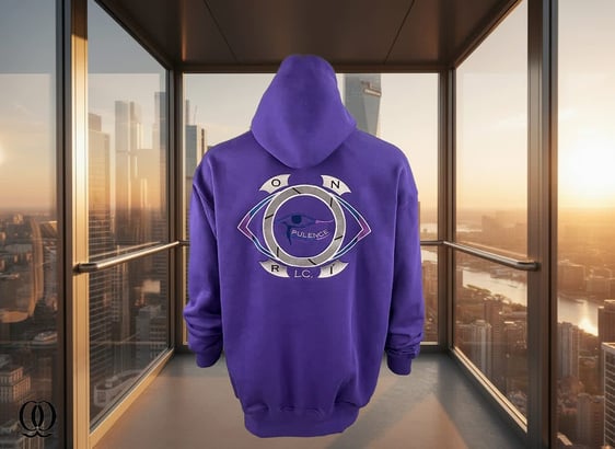 ONRÍ OPULENCE Hooded Premium Sweatshirt with Double Kangaroo Pockets with Zipper