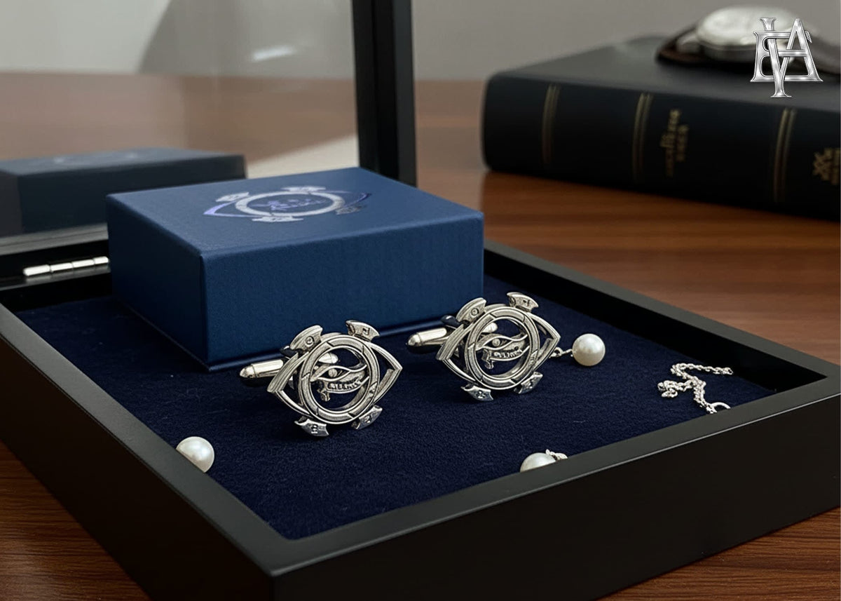ONRI OPULENCE Argent Cufflinks