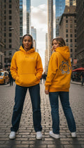ONRÍ OPULENCE Hooded Premium Sweatshirt with Double Kangaroo Pockets with Zipper
