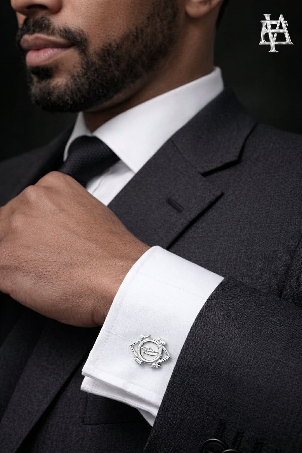 ONRI OPULENCE Argent Cufflinks